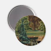 Aimant Sculpture De Diana Artemis Dans Les Jardins (Recto/Verso)