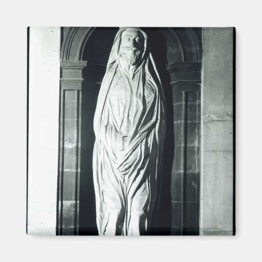 Aimant Sculpture de pierre de John Donne dans sa linceul (Devant)