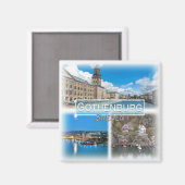 Aimant SE0024 Europe, Suède, Göteborg, réfrigérateur (Recto/Verso)