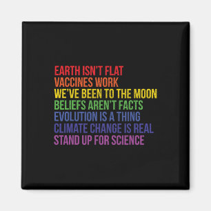 Aimant Se battre pour la science La vraie Terre n'est pas