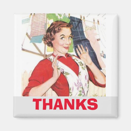 Aimant Se faire à la maison, laver les vêtements (Devant)