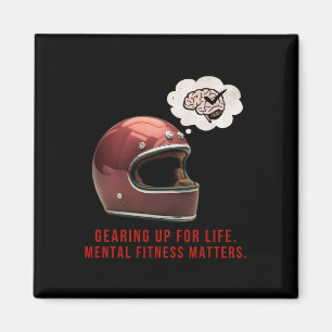 Aimant Se Préparer Pour La Vie. Sticker pour fitness ment