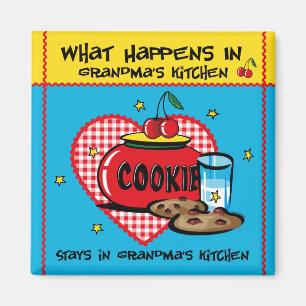 Aimant Se produit dans la cuisine de la grand-maman