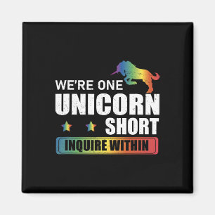 Aimant Se renseigner au sein de drôle Polyamory Unicorn c