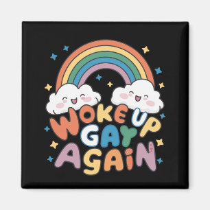 Aimant Se réveilla Gay Again Mois de la fierté LGBT Groov