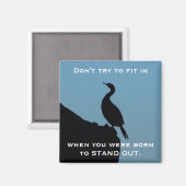 Aimant Se tenir à l'écart Cormorant (Recto/Verso)