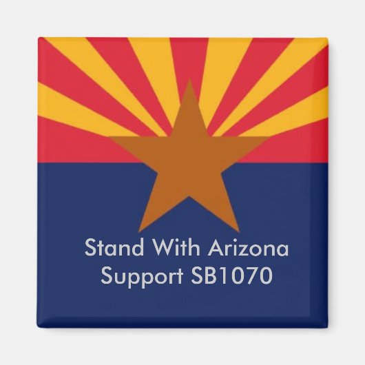 Aimant Se Tenir Avec Arizona (Devant)