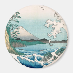 Aimant Sea Off Satta Hiroshige Art japonais