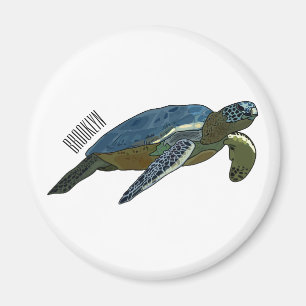 Aimant Sea turtle cartoon