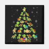 Aimant Sea Turtle Christmas Tree Matching Family Xmas Tre (Devant)