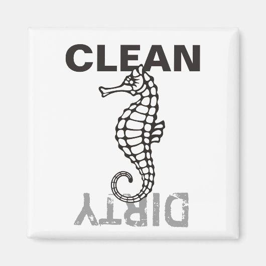 Aimant Seahorse Black (Devant)