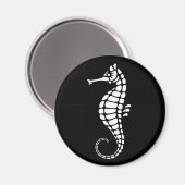 Aimant Seahorse White (Recto/Verso)