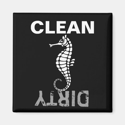 Aimant Seahorse White (Devant)