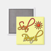 Aimant Seal Beach (Recto/Verso)