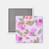 Aimant Seamless light plum fruits purple berries cherry p (Recto/Verso)