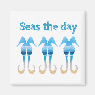 Aimant Seas the Day Fun Beach Citation Seahores