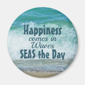 Aimant SEAS the Day Happiness vient à Waves Beach (Devant)