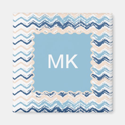 Aimant Seashore Scribble ZigZag (Devant)