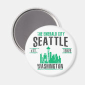 Aimant Seattle (Recto/Verso)