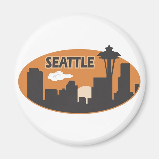 Aimant Seattle City (Devant)