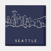 Aimant Seattle Skyline (Devant)