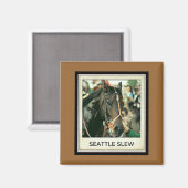 Aimant Seattle Slew Thoroughbred 1978 (Recto/Verso)