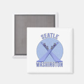Aimant Seattle, Washington (Recto/Verso)