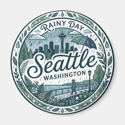 Aimant Seattle, Washington, États-Unis États-Unis (Devant)