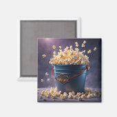 Aimant Seau de pop-corn (Recto/Verso)
