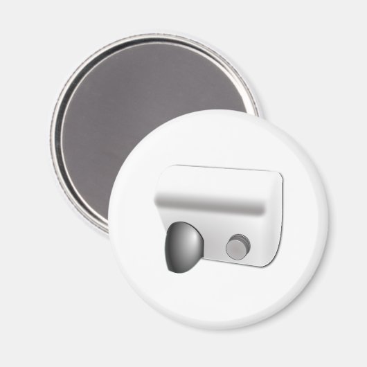 Aimant Sèche-mains à air chaud (Recto/Verso)