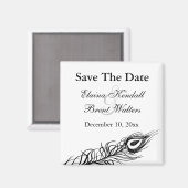 Aimant Secouer vos plumes de queue Enregistrer la date (b (Recto/Verso)