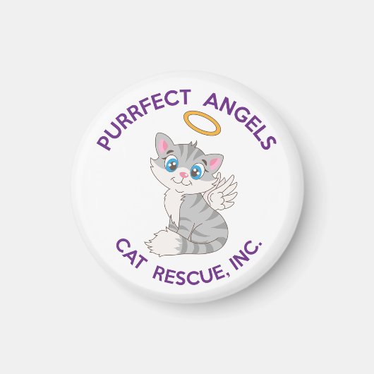 Aimant Secourt de chat Purrfect Angels (Devant)
