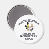 AIMANT SECRÉTAIRE SCOLAIRE (Recto/Verso)