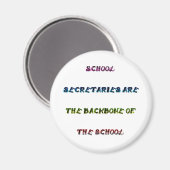 AIMANT SECRÉTAIRES SCOLAIRES (Recto/Verso)