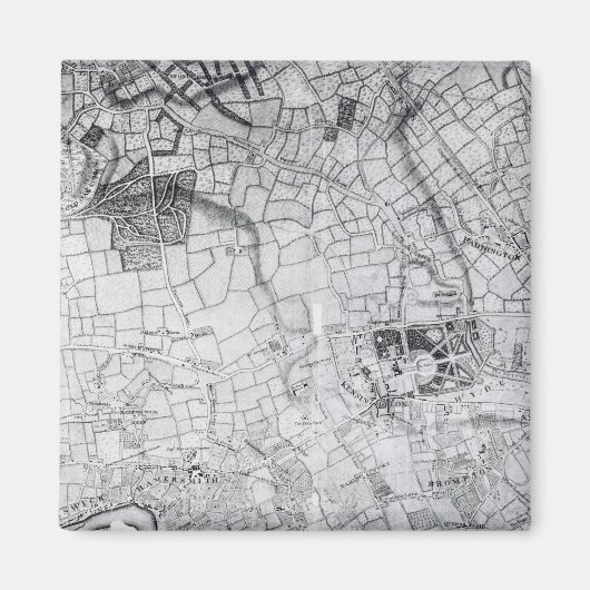 Aimant Section d'une feuille de l'enquête (Devant)