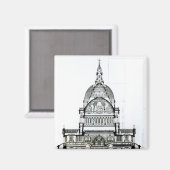 Aimant Section transversale de la cathédrale Saint-Paul (Recto/Verso)