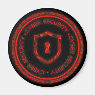 AIMANT SÉCURITÉ DE CYBER SCEAU DE BADGE