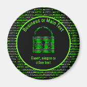 Aimant Sécurité informatique et Cyberréponse Tech Entrepr (Devant)