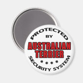Aimant Sécurité Terrier australien (Recto/Verso)