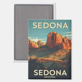 Aimant Sedona Arizona (Recto/Verso)