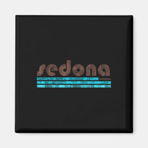 Aimant Sedona arizona rétro vintage patiné randonnée