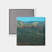 Aimant Sedona et Coffee Pot Rock vus d'en haut (Recto/Verso)