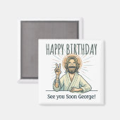 Aimant "See you soon", Funny birthday gift Magnet, 55 (Recto/Verso)