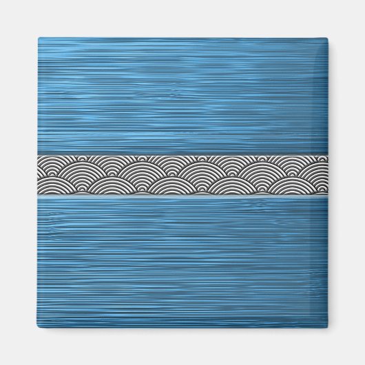 Aimant seigai turquoise (Devant)