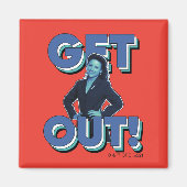 Aimant Seinfeld | Elaine - Sortez ! (Devant)