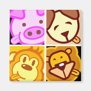 Aimant séjoursHeureux, nous restons tous heureux 2