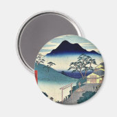 Aimant Seki par Ando, Hiroshige Ukiyoe (Recto/Verso)