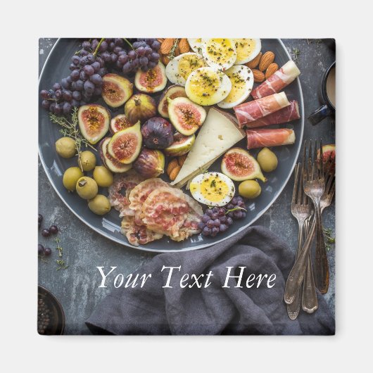 Aimant Sélection de nourriture italienne (Devant)