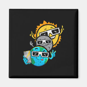 Aimant Selfie Terre Lune Chaser Solaire Total Éclipse Sol