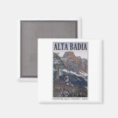 Aimant Sella Ronda - Alta Badia Gondola (Recto/Verso)